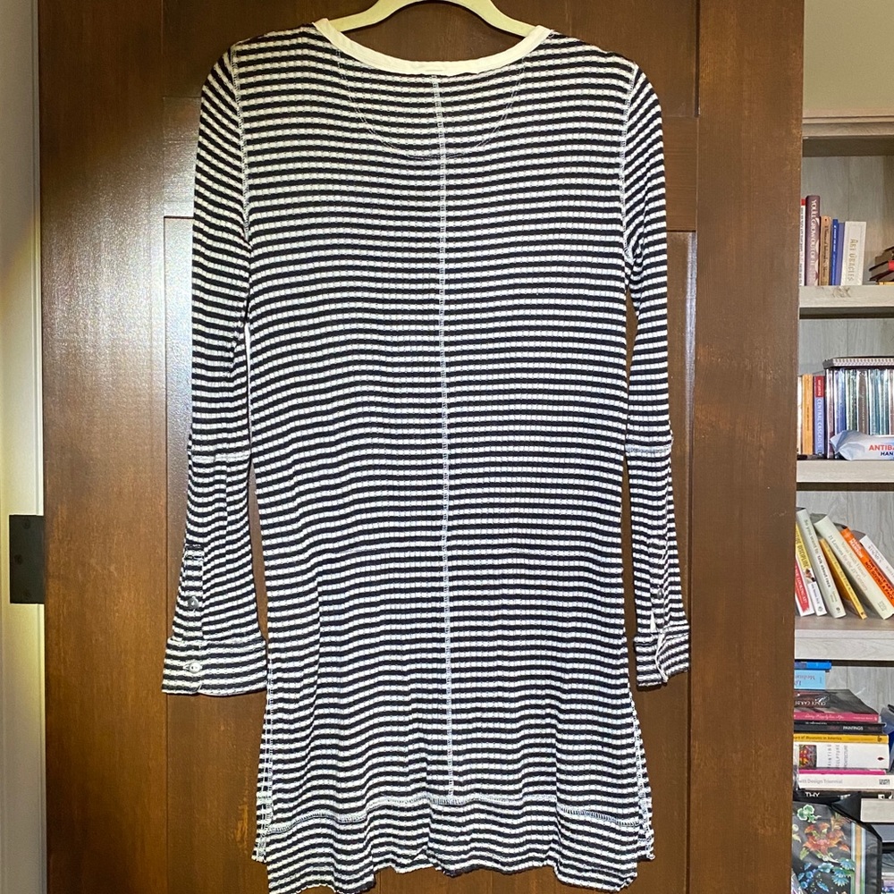 Free People Striped Henley Tunic size XS - Picture 5 of 7